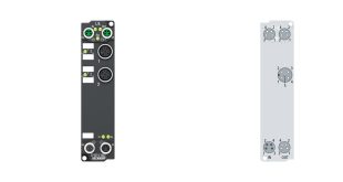 EP4314-1002 | EtherCAT Box, 2-channel analog input + 2-channel analog output, multi-function, ±20 mA, 16 bit, single-ended, M12