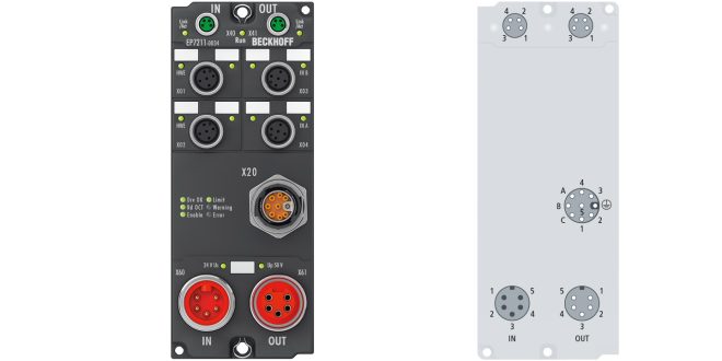 EP7211-0034 | EtherCAT Box, 1-channel motion interface, servomotor, 48 V DC, 4.5 A, OCT, suitable for STO applications