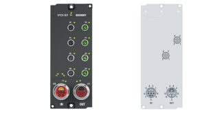 EP9224-2037 | EtherCAT Box, 4-port junction, with power supply, ENP, B17