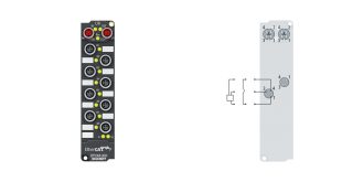 EPP1008-0001 | EtherCAT P Box, 8-channel digital input, 24 V DC, 3 ms, M8