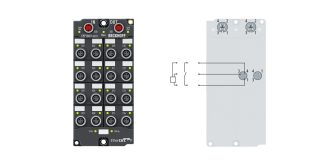 EPP1809-0021 | EtherCAT P Box, 16-channel digital input, 24 V DC, 3 ms, M8