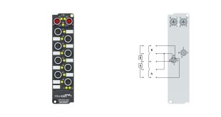 EPP1819-0005 | EtherCAT P Box, 16-channel digital input, 24 V DC, 10 µs, M8, 4-pin