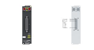 EPP2816-0008 | EtherCAT P Box, 16-channel digital output, 24 V DC, 0.5 A, D-sub