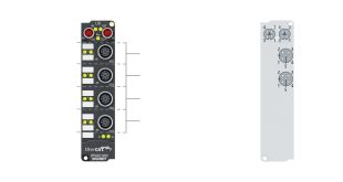 EPP6002-0002 | EtherCAT P Box, 2-channel communication interface, serial, RS232/RS422/RS485, M12