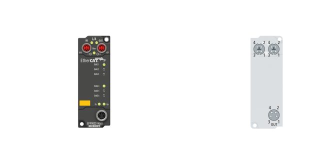 EPP9022-9060 | EtherCAT P Box, with voltage diagnostics, TwinSAFE SC