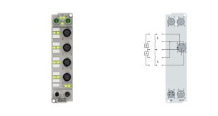 ER1018-0002 | EtherCAT Box, 8-channel digital input, 24 V DC, 10 µs, M12, zinc die-cast