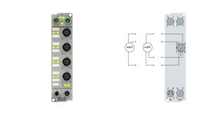 ER3184-1002 | EtherCAT Box, 4-channel analog input, multi-function, ±10 V, 0/4…20 mA, 16 bit, single-ended, M12, zinc die-cast