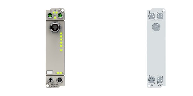 ER5151-0002 | EtherCAT Box, 1-channel encoder interface, incremental, 24 V DC HTL, 1 MHz, M12, zinc die-cast