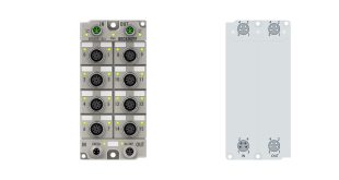 ER8309-1022 | EtherCAT Box, multi-functional box, digital, analog, PWM, current-controlled, M12, zinc die-cast