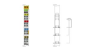 KL1002 | Bus Terminal, 2-channel digital input, 24 V DC, 3 ms