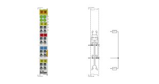 KL1184 | Bus Terminal, 4-channel digital input, 24 V DC, 3 ms, ground switching