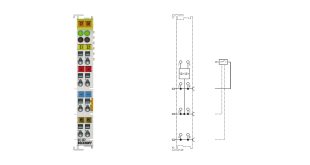 KL1302 | Bus Terminal, 2-channel digital input, 24 V DC, 3 ms, type 2