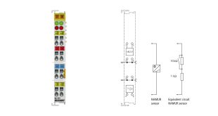 KL1352 | Bus Terminal, 2-channel digital input, NAMUR