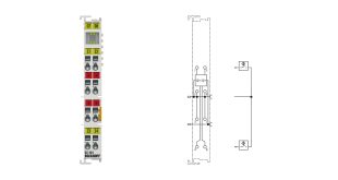 KL1404 | Bus Terminal, 4-channel digital input, 24 V DC, 3 ms, 2-wire connection