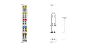 KL1412 | Bus Terminal, 2-channel digital input, 24 V DC, 0.2 ms