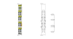 KL1488 | Bus Terminal, 8-channel digital input, 24 V DC, 3 ms, ground switching