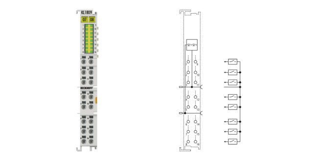 KL1809 | Bus Terminal, 16-channel digital input, 24 V DC, 3 ms