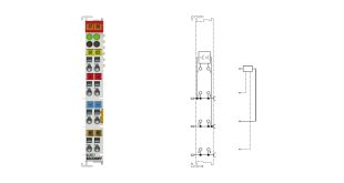 KL2012 | Bus Terminal, 2-channel digital output, 24 V DC, 0.5 A