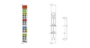 KL2134 | Bus Terminal, 4-channel digital output, 24 V DC, 0.5 A, reverse voltage protection