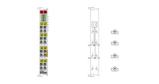 KL2284 | Bus Terminal, 4-channel digital output, reverse switching, 24 V DC, 2 A