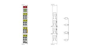 KL2408 | Bus Terminal, 8-channel digital output, 24 V DC, 0.5 A, 1-wire connection