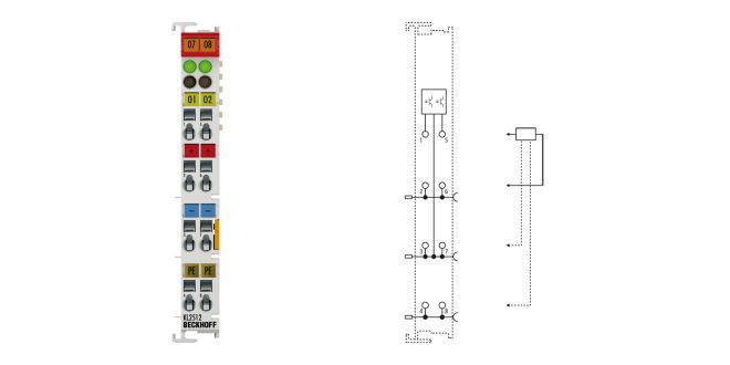 KL2512 | Bus Terminal, 2-channel PWM output, 24 V DC, 1.5 A, ground switching