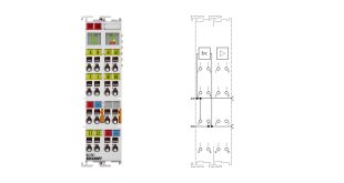 KL2541 | Bus Terminal, 1-channel motion interface, stepper motor, 48 V DC, 5 A, with incremental encoder