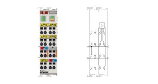 KL2542 | Bus Terminal, 2-channel motion interface, DC motor, 48 V DC, 3.5 A