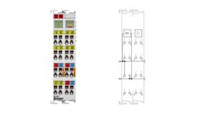 KL2552 | Bus Terminal, 2-channel motion interface, DC motor, 48 V DC, 5 A