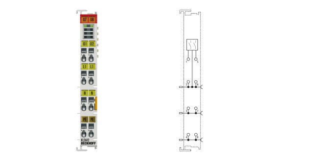 KL2602 | Bus Terminal, 2-channel relay output, 230 V AC, 30 V DC, 5 A