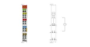 KL2702 | Bus Terminal, 2-channel solid-state relay output, 0…230 V AC/DC, 0.3 A