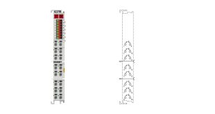 KL2798 | Bus Terminal, 8-channel solid state relay output, 30 V AC, 48 V DC, 2 A, potential-free