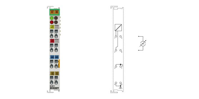 KL3011 | Bus Terminal, 1-channel analog input, current, 0…20 mA, 12 bit, differential