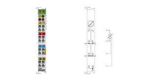 KL3041 | Bus Terminal, 1-channel analog input, current, 0…20 mA, 12 bit, single-ended