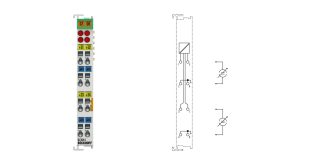 KL3044 | Bus Terminal, 4-channel analog input, current, 0…20 mA, 12 bit, single-ended