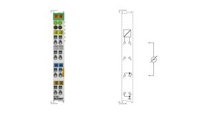 KL3062 | Bus Terminal, 2-channel analog input, voltage, 0…10 V, 12 bit, single-ended