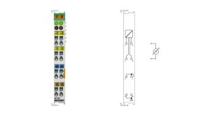 KL3102 | Bus Terminal, 2-channel analog input, voltage, ±10 V, 16 bit, differential