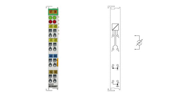 KL3122 | Bus Terminal, 2-channel analog input, current, 4…20 mA, 16 bit, differential