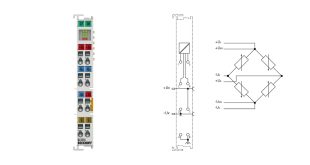 KL3356 | Bus Terminal, 1-channel analog input, measuring bridge, full bridge, 16 bit, high-precision