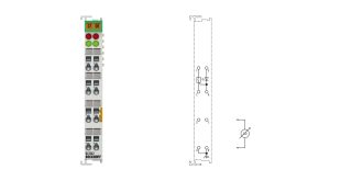 KL3362 | Bus Terminal, 2-channel analog input, voltage, ±10 V, 15 bit, oscilloscope function 