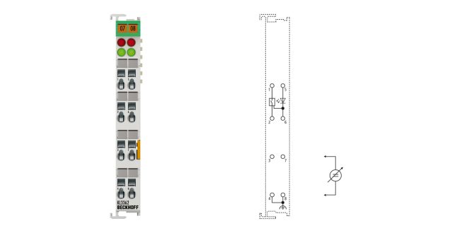 KL3362 | Bus Terminal, 2-channel analog input, voltage, ±10 V, 15 bit, oscilloscope function 