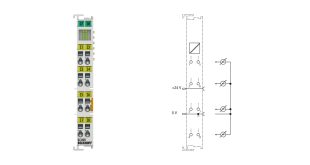 KL3408 | Bus Terminal, 8-channel analog input, voltage, ±10 V, 12 bit, single-ended