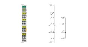 KL3448 | Bus Terminal, 8-channel analog input, current, 0…20 mA, 12 bit, single-ended