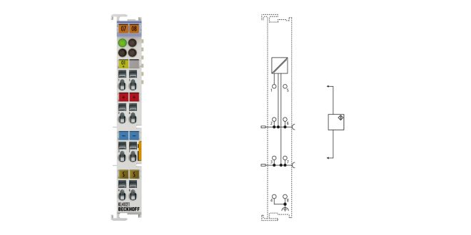 KL4021 | Bus Terminal, 1-channel analog output, current, 4…20 mA, 12 bit, single-ended