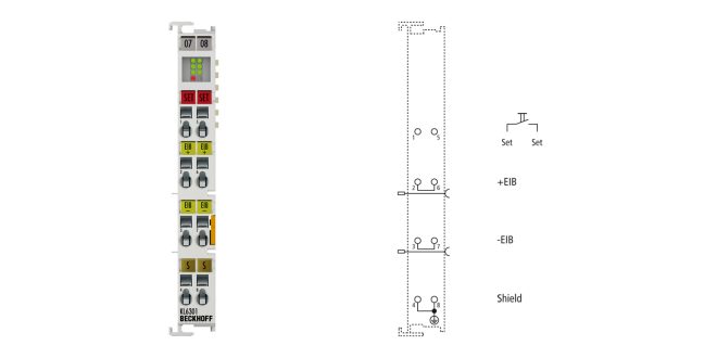 KL6301 | Bus Terminal, 1-channel communication interface, KNX/EIB