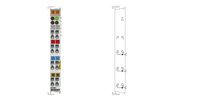 KL9100 | Potential supply terminal, 24 V DC