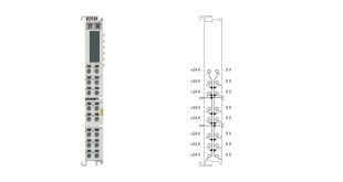 KL9184 | potential distribution terminal, 8 x 24 V DC, 8 x 0 V DC