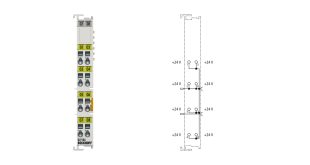 KL9186 | Potential distribution terminal, 8 x 24 V DC