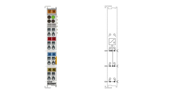 KL9540 | System terminal, surge filter field supply