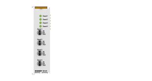 KM1644 | Bus Terminal module, 4-channel digital input, 24 V DC, manual operation